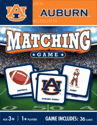 Auburn Tigers NCAA Matching Game