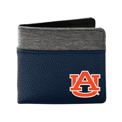 Auburn Tigers Pebble BiFold Wallet NAVY
