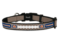 Auburn Tigers Pet Collar Reflective Football Size Toy CO