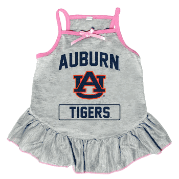 Auburn Tigers Pet Dress Grey Type Large