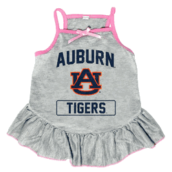 Auburn Tigers Pet Dress Grey Type Small