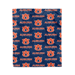 Auburn Tigers Plush Throw 50x60