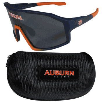 Auburn Tigers Shield Sunglasses with Case