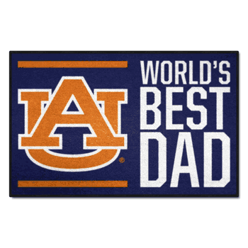Auburn Tigers Starter Mat Accent Rug - 19in. x 30in. World's Best Dad Starter Mat