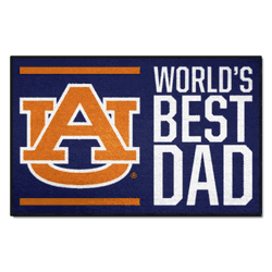 Auburn Tigers Starter Mat Accent Rug - 19in. x 30in. World's Best Dad Starter Mat
