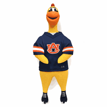 Auburn Tigers Team Rubber Chicken Toy