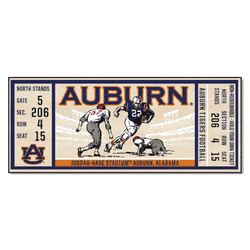 Auburn Tigers Ticket Runner Rug - 30in. x 72in.