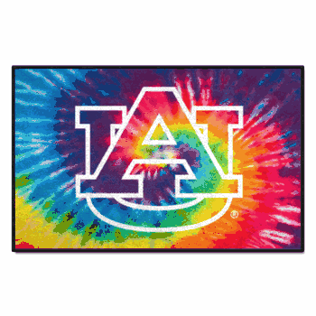 Auburn Tigers Tie Dye Starter Mat Accent Rug - 19in. x 30in.
