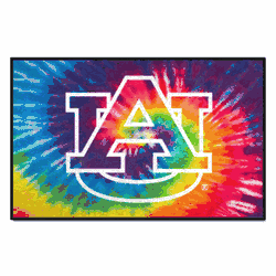 Auburn Tigers Tie Dye Starter Mat Accent Rug - 19in. x 30in.