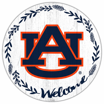 Auburn Tigers Welcome 12in Circle