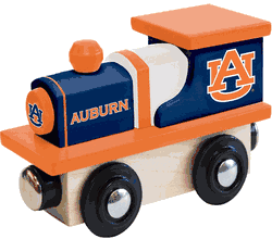Auburn Tigers Wood Train Engine