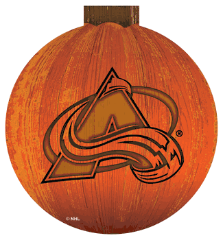 Avalanche 12 in. Halloween Pumpkin Sign