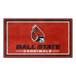 Ball State Cardinals 3ft. x 5ft. Plush Area Rug