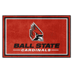 Ball State Cardinals 4ft. x 6ft. Plush Area Rug