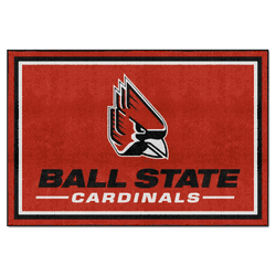 Ball State Cardinals 5ft. x 8 ft. Plush Area Rug