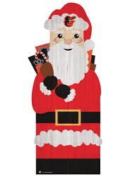 Baltimore Orioles 31" Santa Leaner