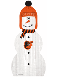 Baltimore Orioles 31" Snowman Leaner