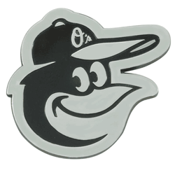 Baltimore Orioles 3D Chrome Metal Emblem