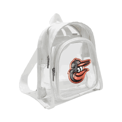 Baltimore Orioles 3D Logo Clear Mini Backpack