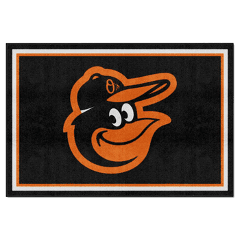 Baltimore Orioles 5ft. x 8 ft. Plush Area Rug