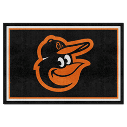 Baltimore Orioles 5ft. x 8 ft. Plush Area Rug