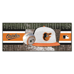 Baltimore Orioles Baseball Runner Rug - 30in. x 72in.