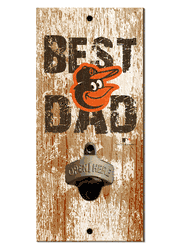 Baltimore Orioles Best Dad Bottle Opener  Wood Sign