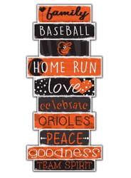 Baltimore Orioles Celebrations Stack 24" Sign