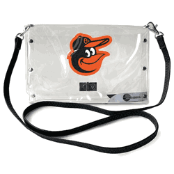 Baltimore Orioles Clear Envelope Purse STRAP