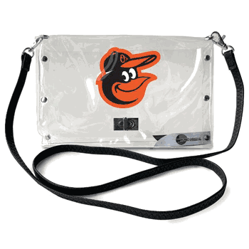Baltimore Orioles Clear Envelope Purse STRAP