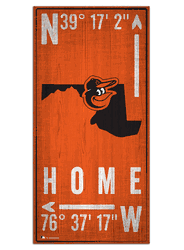 Baltimore Orioles Coordinate 6x12 Sign