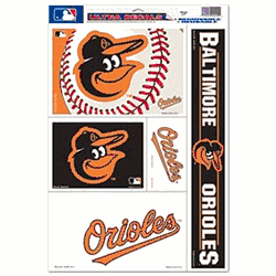 Baltimore Orioles Decal 11x17 Ultra