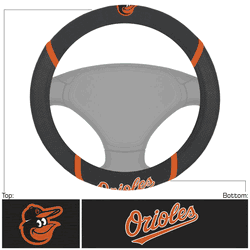 Baltimore Orioles Embroidered Steering Wheel Cover