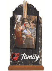 Baltimore Orioles Family Clothespin 6x12