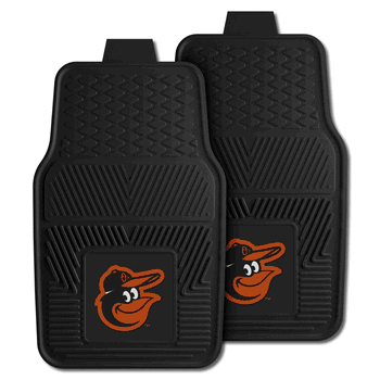 Baltimore Orioles Heavy Duty Car Mat Set - 2 Pieces