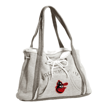 Baltimore Orioles Hoodie Purse Grey