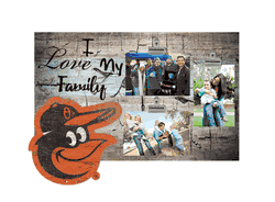 Baltimore Orioles I Love my Family Clip Frame