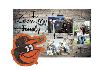 Baltimore Orioles I Love my Family Clip Frame