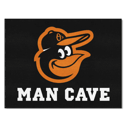 Baltimore Orioles Man Cave All-Star Rug - 34 in. x 42.5 in.