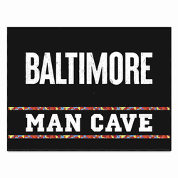 Baltimore Orioles Man Cave All-Star Rug - 34 in. x 42.5 in.