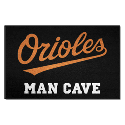 Baltimore Orioles Man Cave Starter Mat Accent Rug - 19in. x 30in. "Orioles" Logo