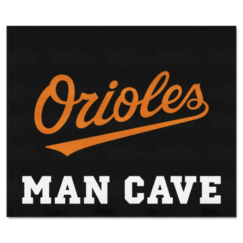 Baltimore Orioles Man Cave Tailgater Rug - 5ft. x 6ft. 