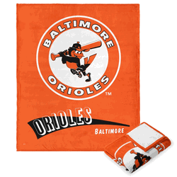 Baltimore Orioles MLB CC Throwback Silk Touch Throw Blanket