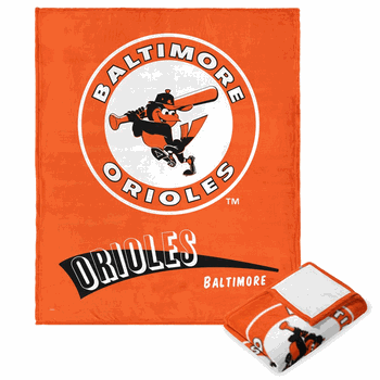 Baltimore Orioles MLB CC Throwback Silk Touch Throw Blanket