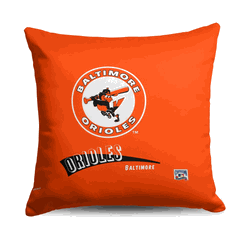 Baltimore Orioles MLB CC Throwback Throw Pillow