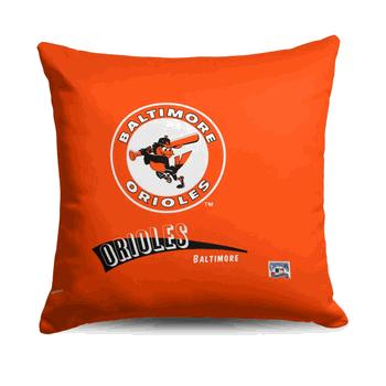 Baltimore Orioles MLB CC Throwback Throw Pillow