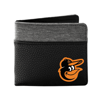 Baltimore Orioles Pebble BiFold Wallet BLCK