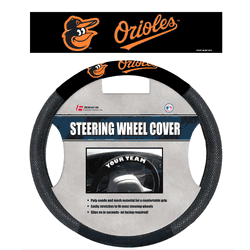 Baltimore Orioles Poly-Suede Steering Wheel Cover