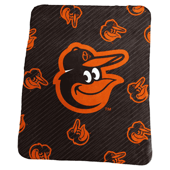 Baltimore Orioles Repeating Classic Fleece Throw