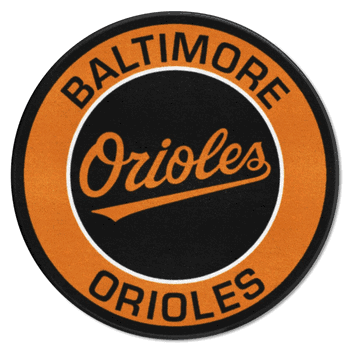 Baltimore Orioles Roundel Rug - 27in. Diameter 